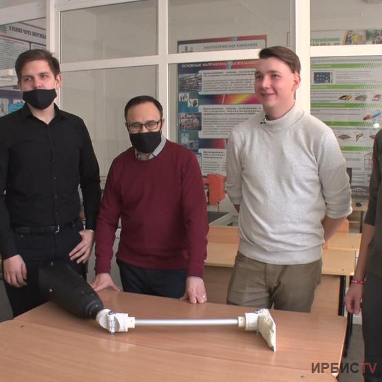 Инновациялық Еуразия университетінің студенттері ұстаздарымен бірге 3 күннің ішінде протез дайындады