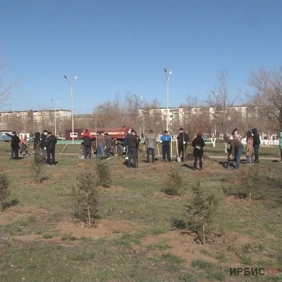 Ақсу қаласының тұрғындары да жаппай сенбілікке шықты