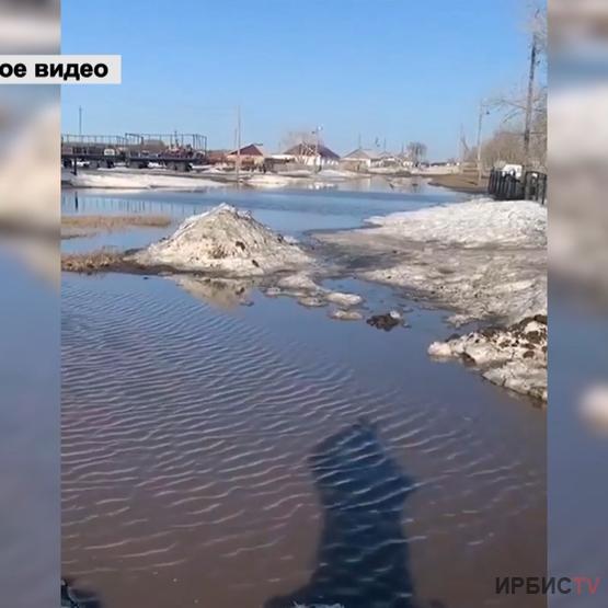 Павлодар облысындағы су басулар туралы жағдайды ТЖД әлеуметтік желілерден білген