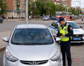 Павлодарда тіркелмеген транзиттік нөмірі бар Hyundai көлігі тоқтатылды