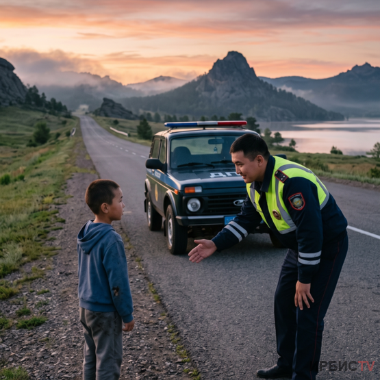 Павлодар облысында әкесін іздеп тас жолға шығып кеткен 9 жасар бала табылды